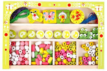 Load image into Gallery viewer, Wooden Box Watch Cognitive Baby Jewelry Beads (145 pcs)