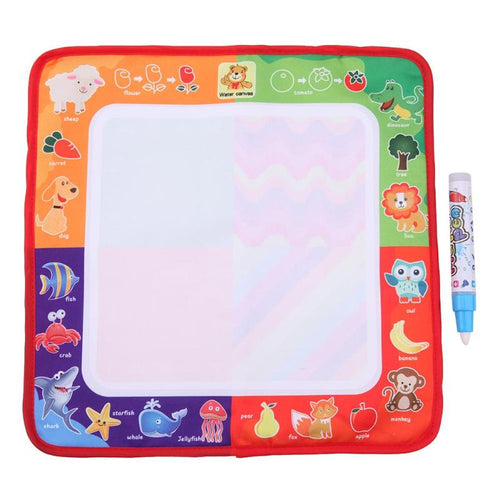 Magic Water Drawing Cloth Cloth With Doodle Painting Pen Water Painting Mat For Children Early Education Drawing Toy 29*29cm
