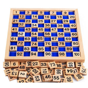 1-100 Digit Table Math Teaching