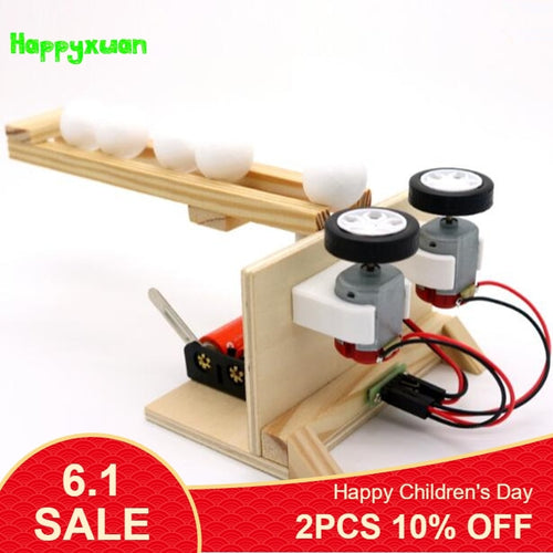 Science Experiment Kits - Wood Assemble Electric Model